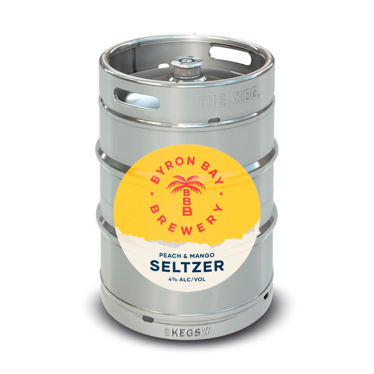 Byron Bay Peach & Mango Seltzer Keg image 0