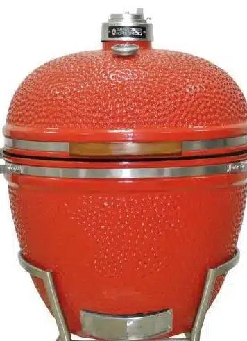 Kamado Grill on Simple Cart 29″ Red image 3