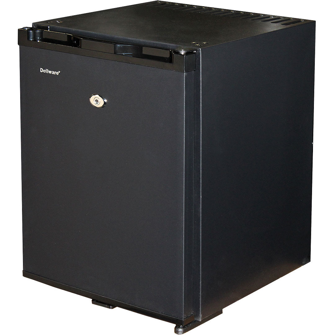 Silent Mini Bar Fridge Under 400mm Deep, Great PC Gamer Fridge - Model DW-SC25
