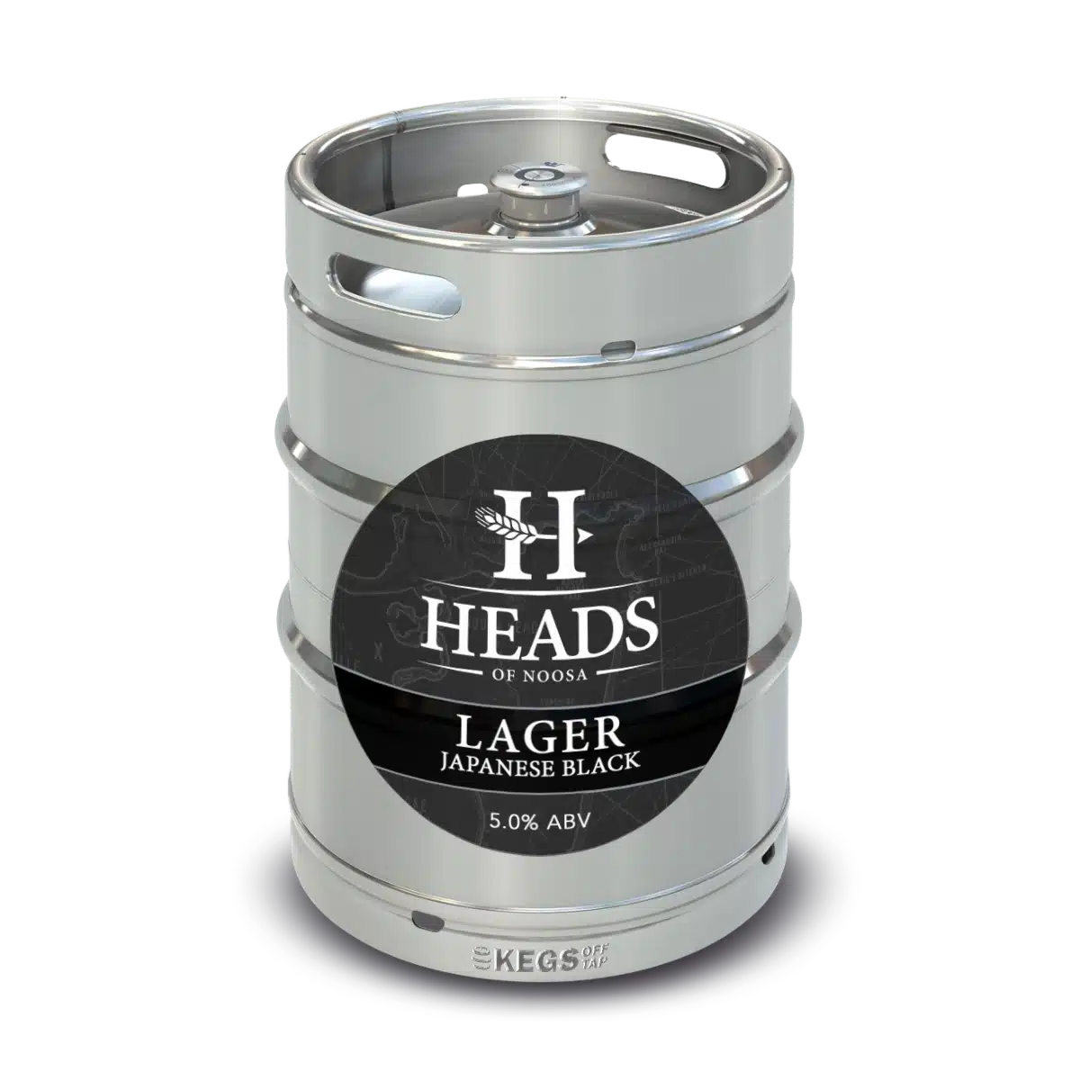 Heads of Noosa Japanese Black Lager Keg - 50L image