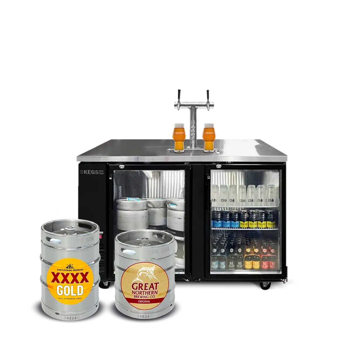 Off Tap Grand Deluxe – Double Bundle - XXXX Gold & Great Northern Original image