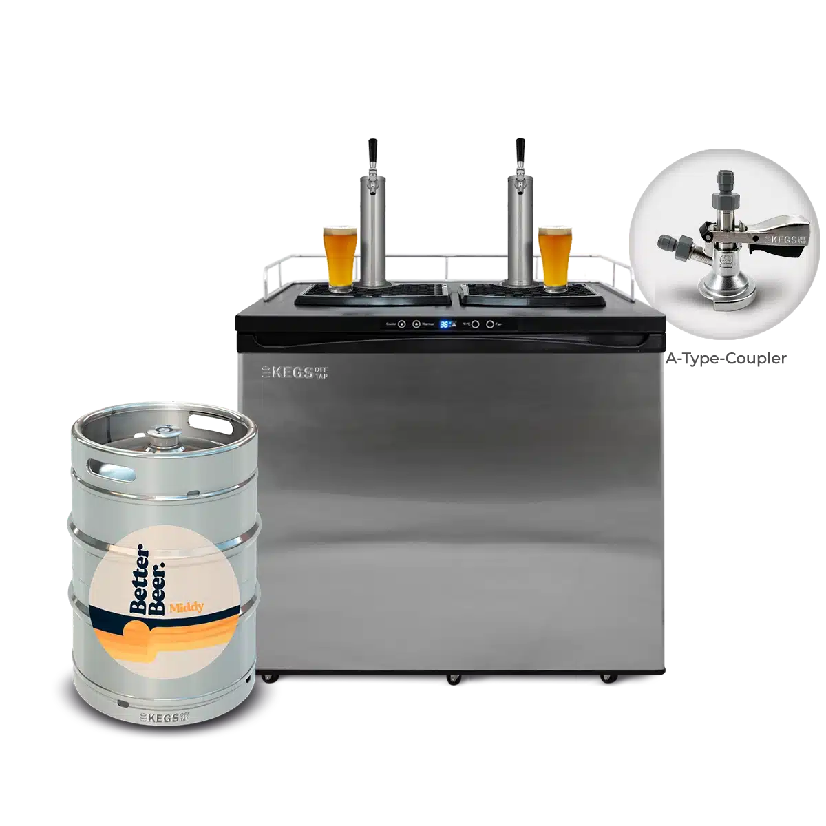 Off Tap Home Bar – Better Beer Bundle - Deluxe Bundle Middy image