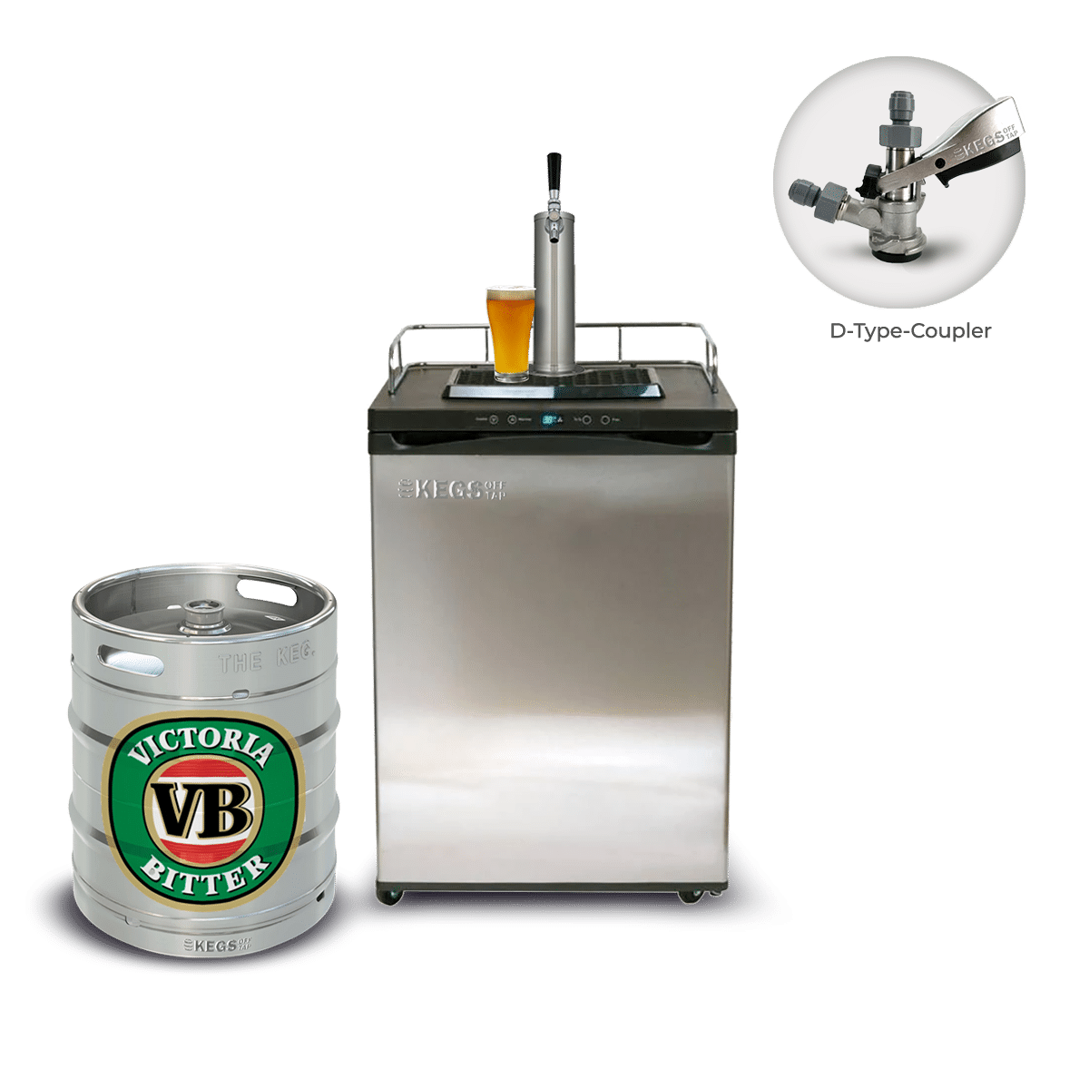 Off Tap Home Bar – Single Tap Bundle - 50L Victoria Bitter image