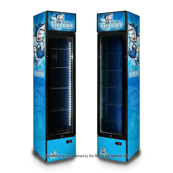 Rugby Upright Bar Fridge - Sharks image