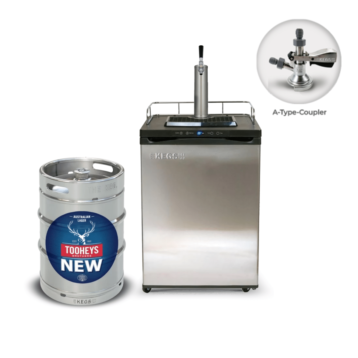 Off Tap Home Bar – Single Tap Bundle - 50L Tooheys New image