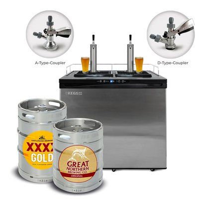 Off Tap Home Bar – Deluxe Bundle - Great Northern Original & XXXX Gold image