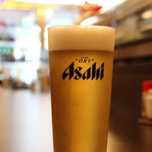 Asahi Super Dry Beer Glasses 300ml image 1