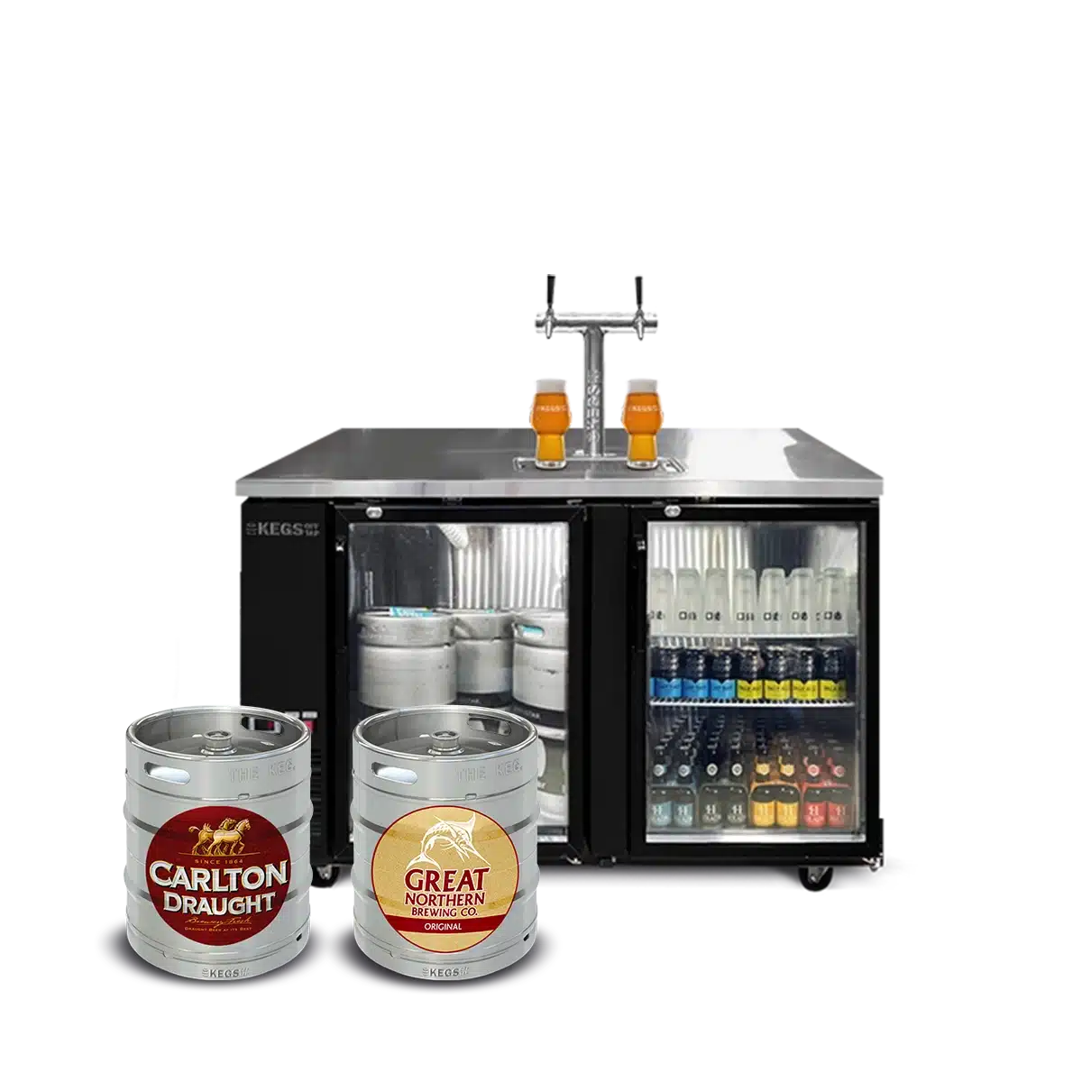 Off Tap Grand Deluxe – Double Bundle - Great Northern Original & Carlton Draught image