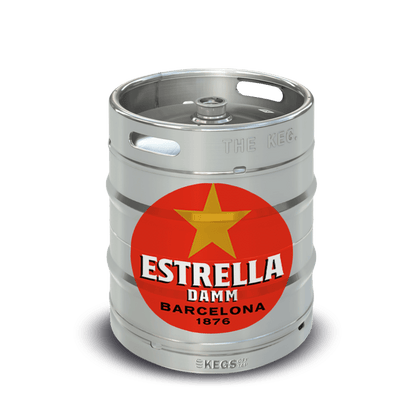 Estrella Damm Lager Keg image 0