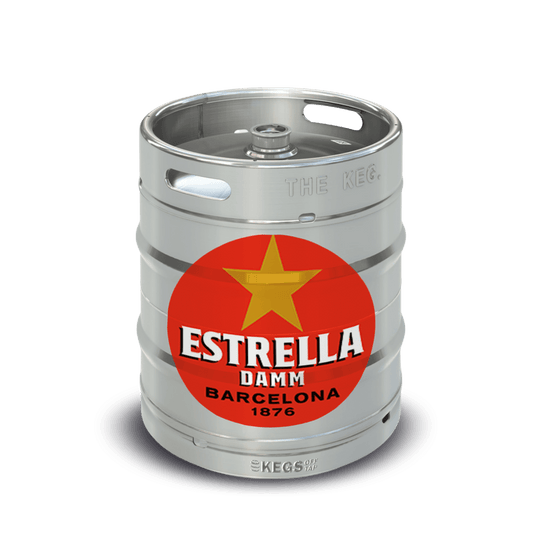 Estrella Damm Lager Keg image 0