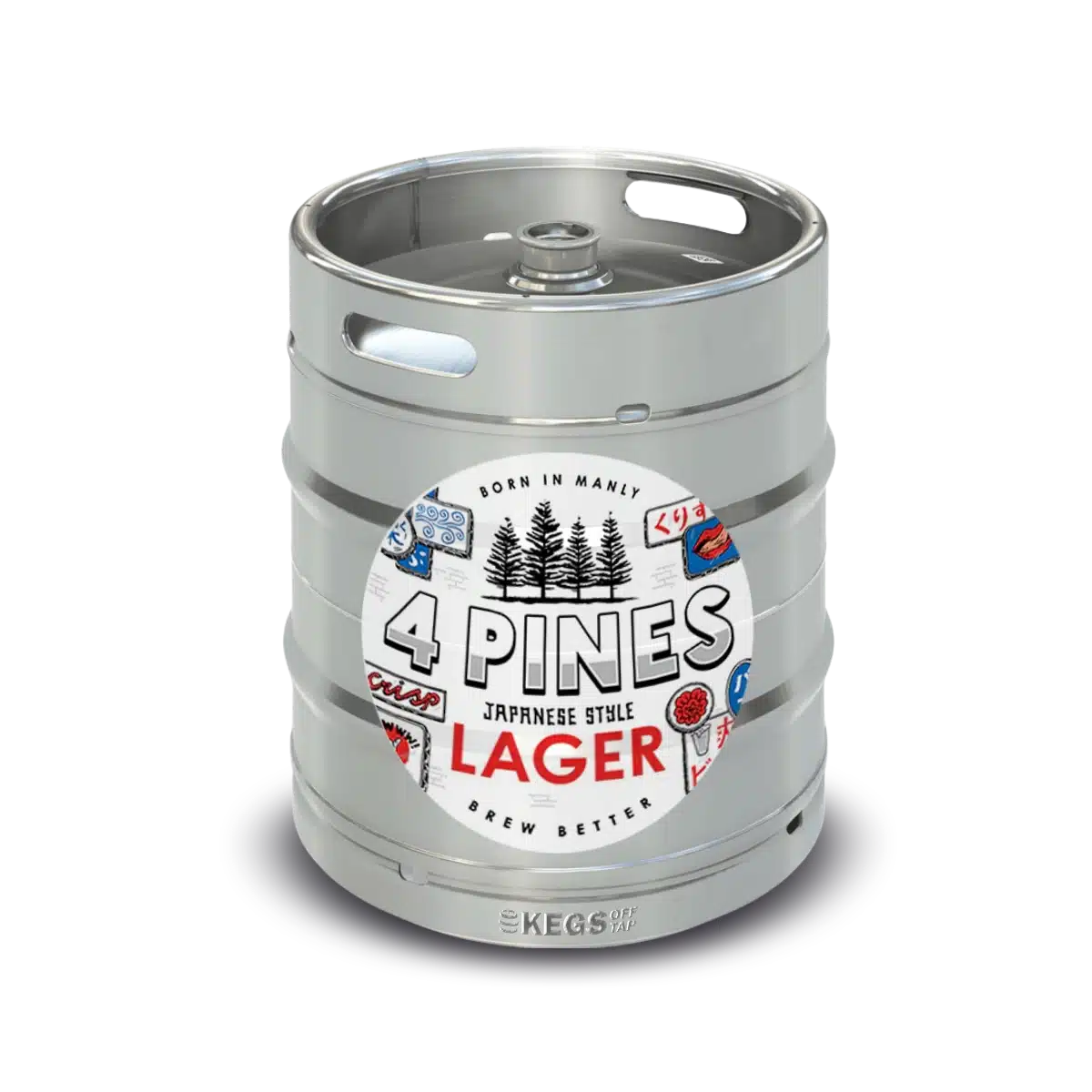 4 Pines Japanese Lager Keg