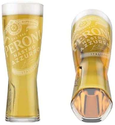 Peroni Nastro Azzurro Beer Glasses 500ml image 2