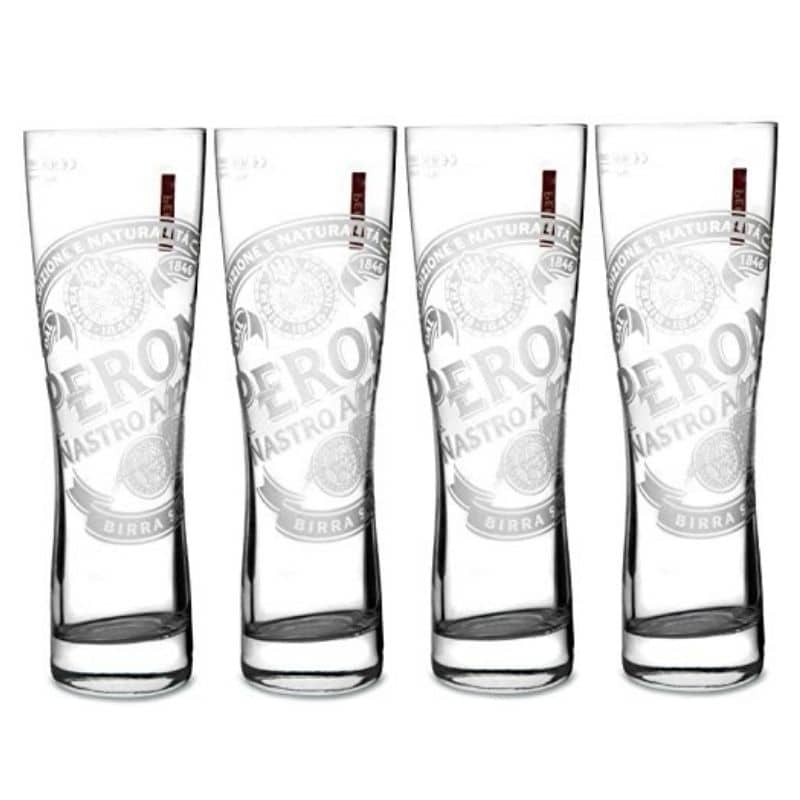 Peroni Nastro Azzurro Beer Glasses 500ml - 4 image