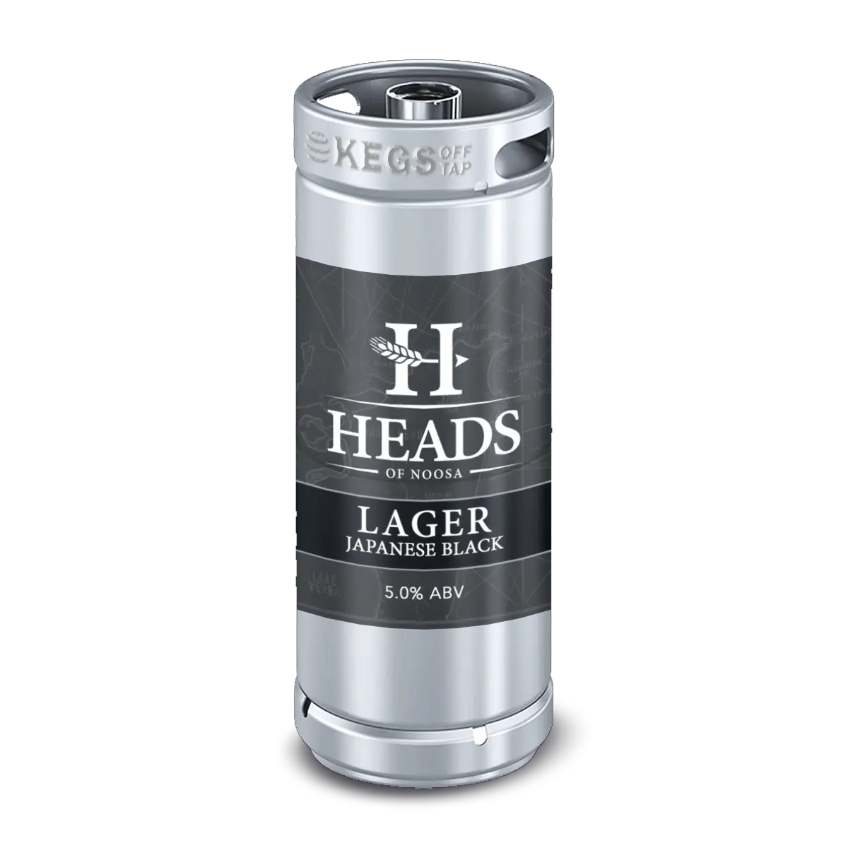 Heads of Noosa Japanese Black Lager Keg - 20L image