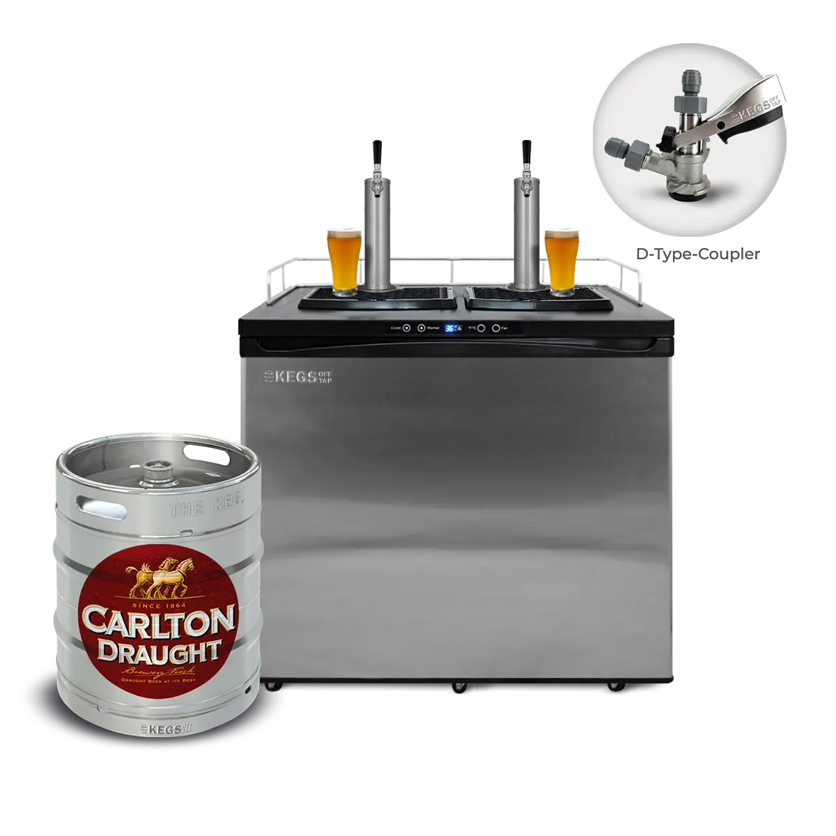 Off Tap Home Bar – Deluxe Bundle - Carlton Draught image