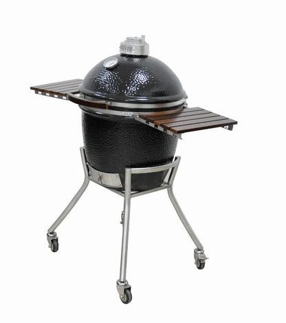 Kamado Grill on Simple Cart 23″ Black image 2