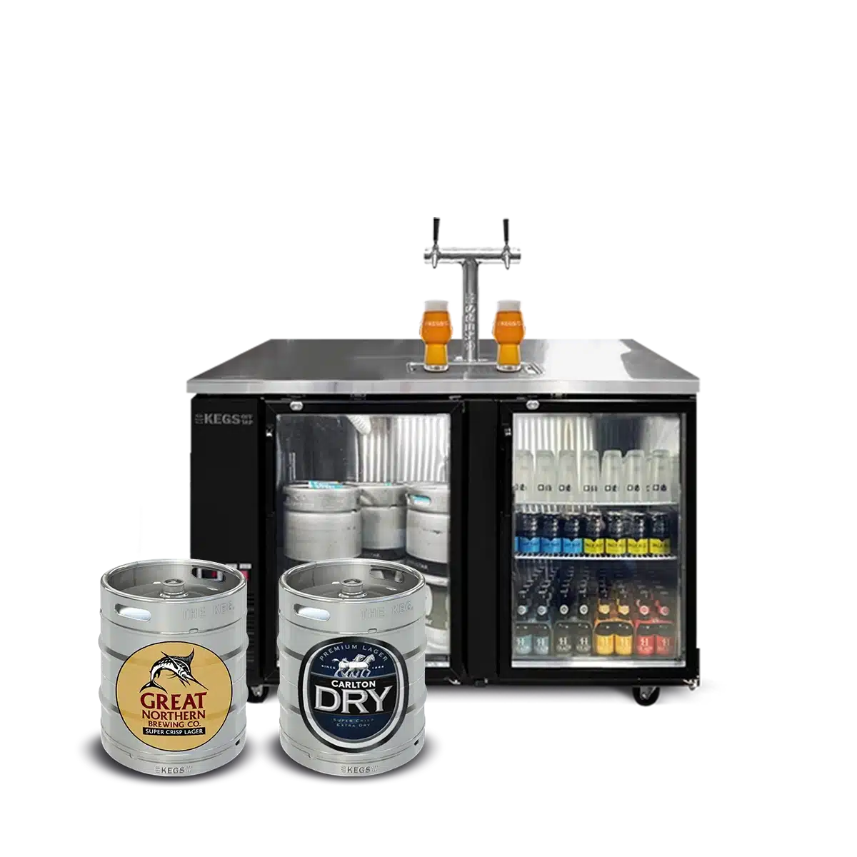 Off Tap Grand Deluxe – Double Bundle - Carlton Dry & Great Northern Super Crisp image