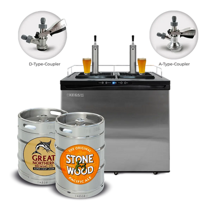 Off Tap Home Bar – Deluxe Bundle - Great Northern Super Crisp & Stone & Wood Pacific Ale image