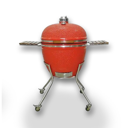Kamado Grill on Simple Cart 29″ Red image 0