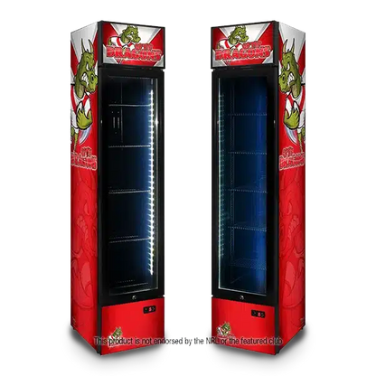 Rugby Upright Bar Fridge - Dragons image