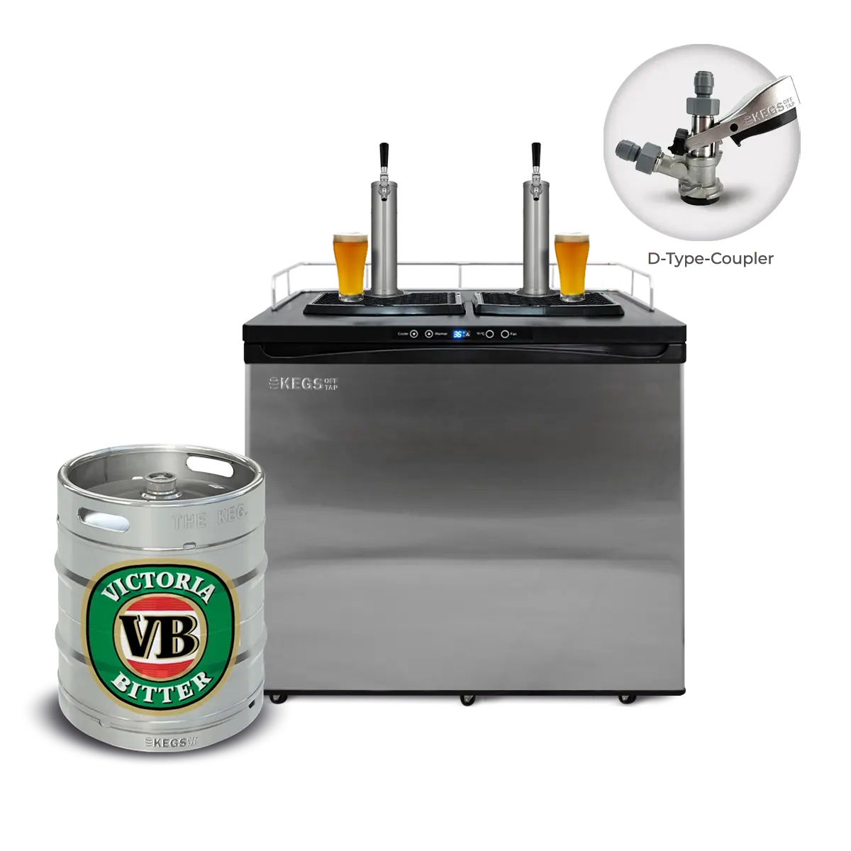 Off Tap Home Bar – Deluxe Bundle - Victoria Bitter image