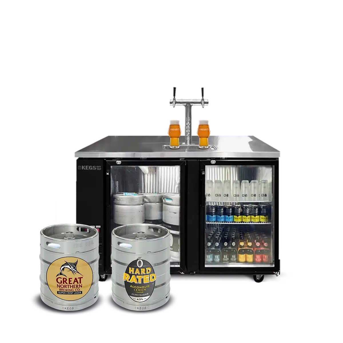 Off Tap Grand Deluxe – Double Bundle - Hard Rated Lemon & Great Northern Super Crisp image