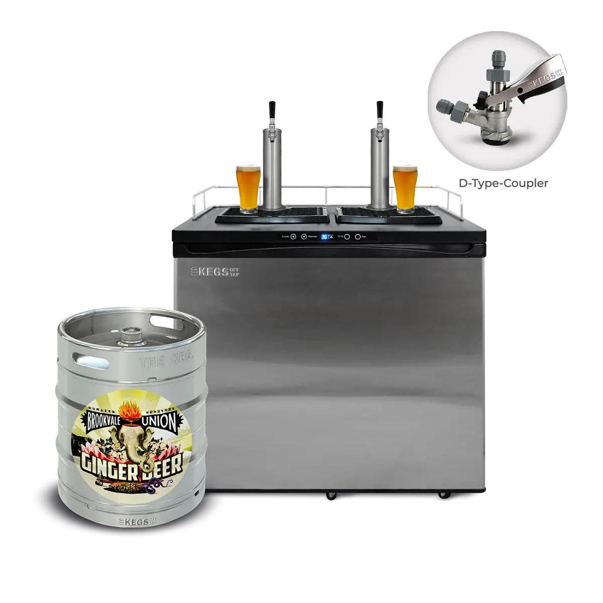 Off Tap Home Bar – Deluxe Bundle - Brookvale Union Ginger image