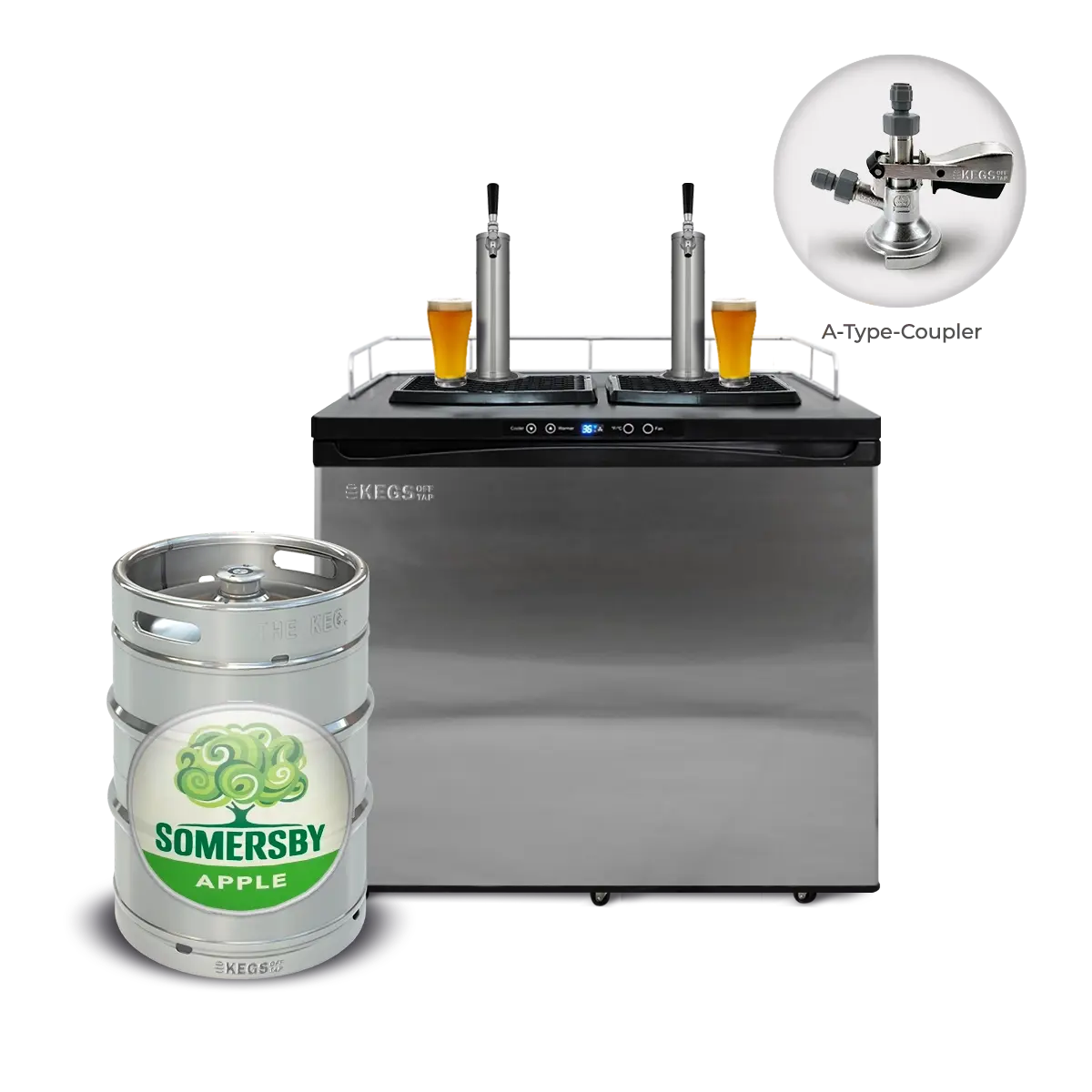 Off Tap Home Bar – Deluxe Bundle - Somersby Apple Sider image
