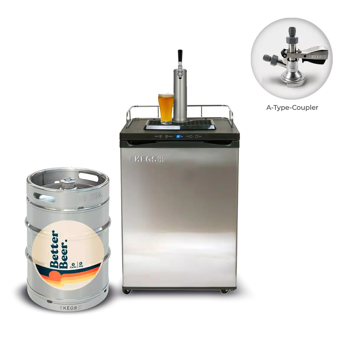 Off Tap Home Bar – Better Beer Bundle - Single Tap Bundle - Zero Carb image