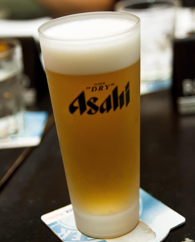 Asahi Super Dry Beer Glasses 300ml image 3