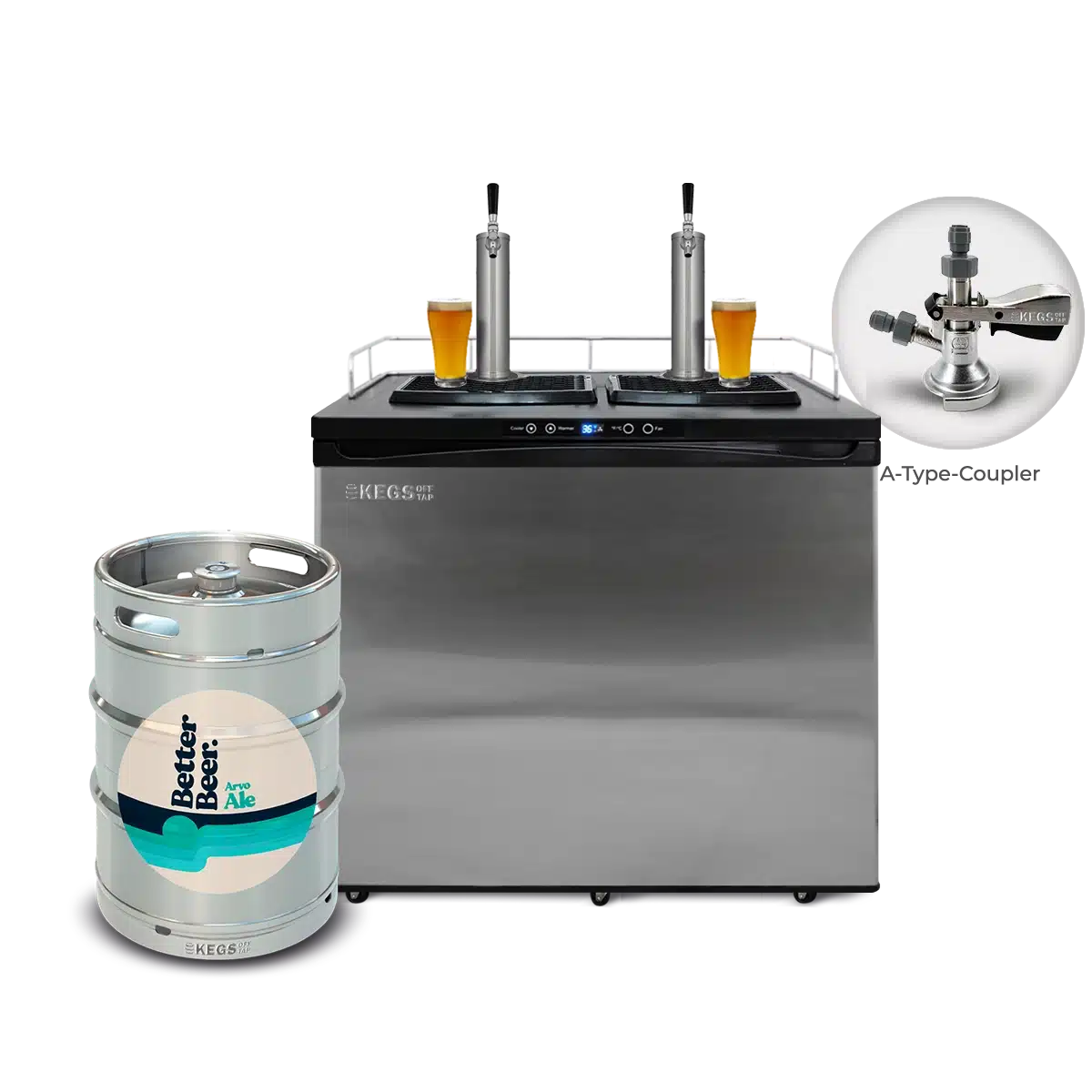 Off Tap Home Bar – Better Beer Bundle - Deluxe Bundle Arvo Ale image