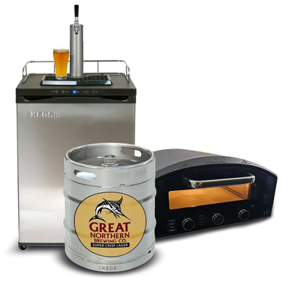 Off Tap Kegerator & Pizza Oven Bundle - Great Northern Super Crisp image