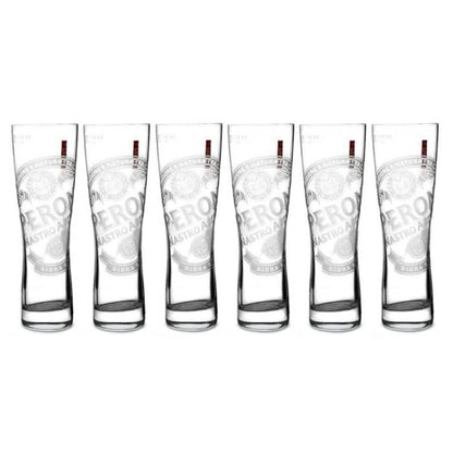 Peroni Nastro Azzurro Beer Glasses 500ml - 6 image