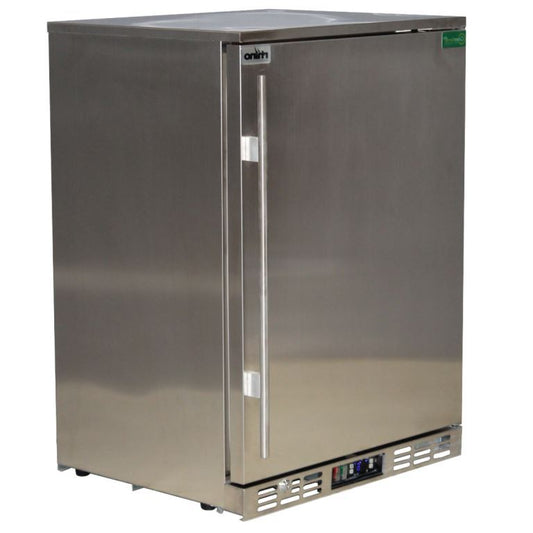 Rhino Stainless Steel Quiet Running 1 Door Solid Stainless Bar Fridge Right Hinged - Model SG1R-SD