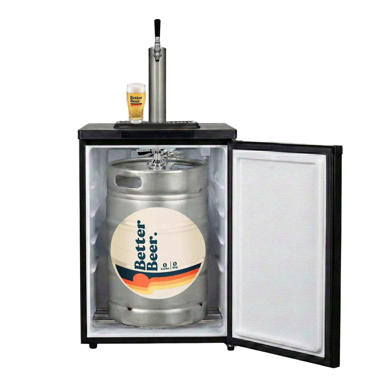Off Tap Home Bar Noir + Better Beer Zero Carb