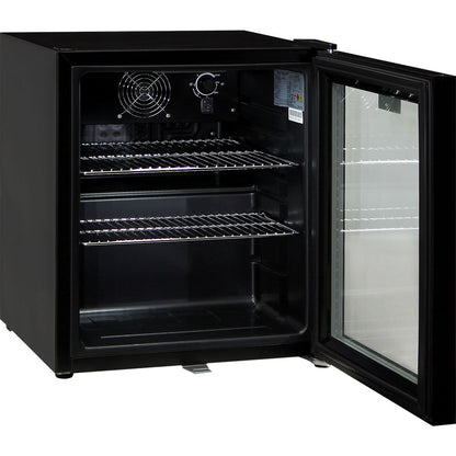 Schmick Glass Door Mini Bar Fridge With Lock - 38 Cans - Model HUS-SC50AB