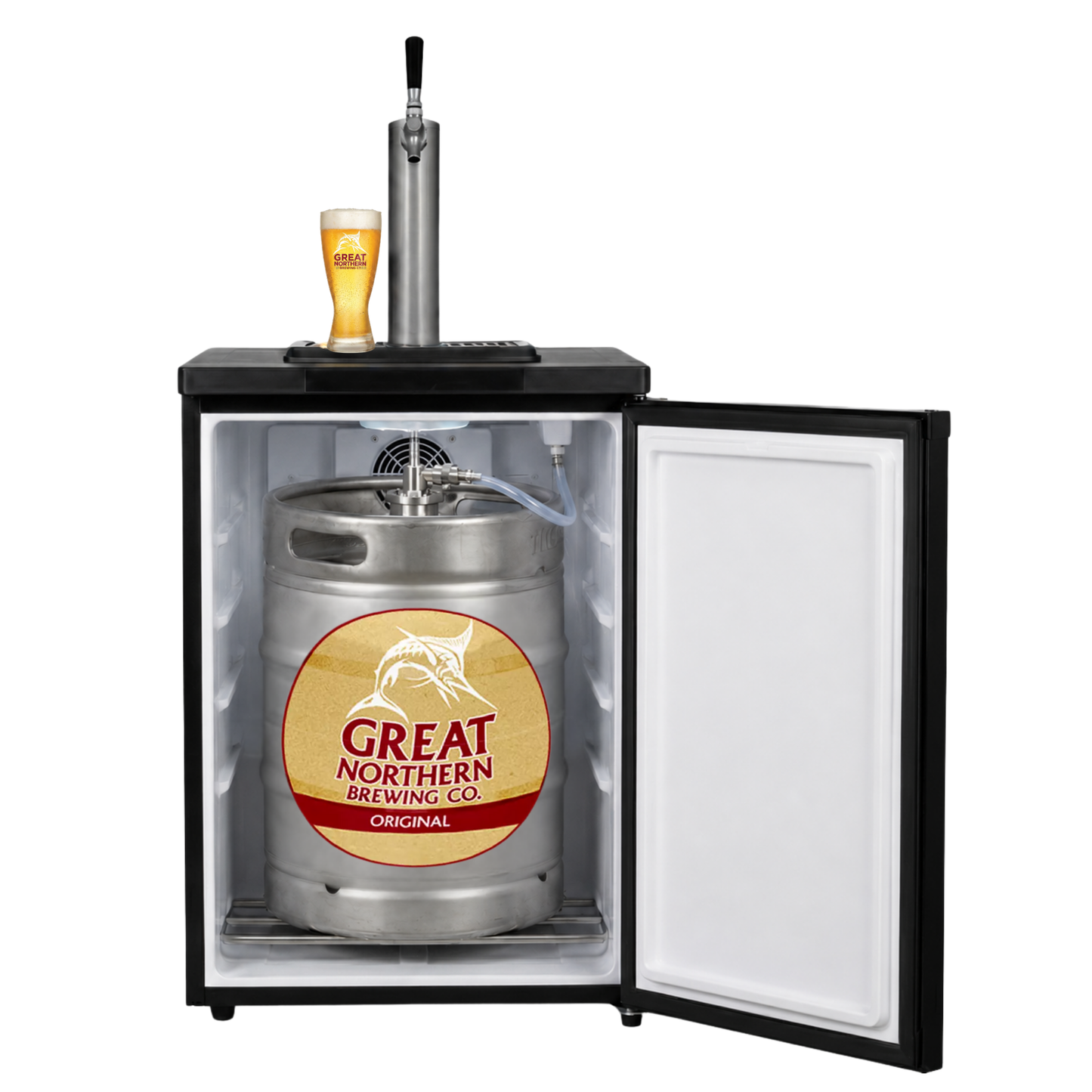 Off Tap Home Bar Noir + Great Northern Original