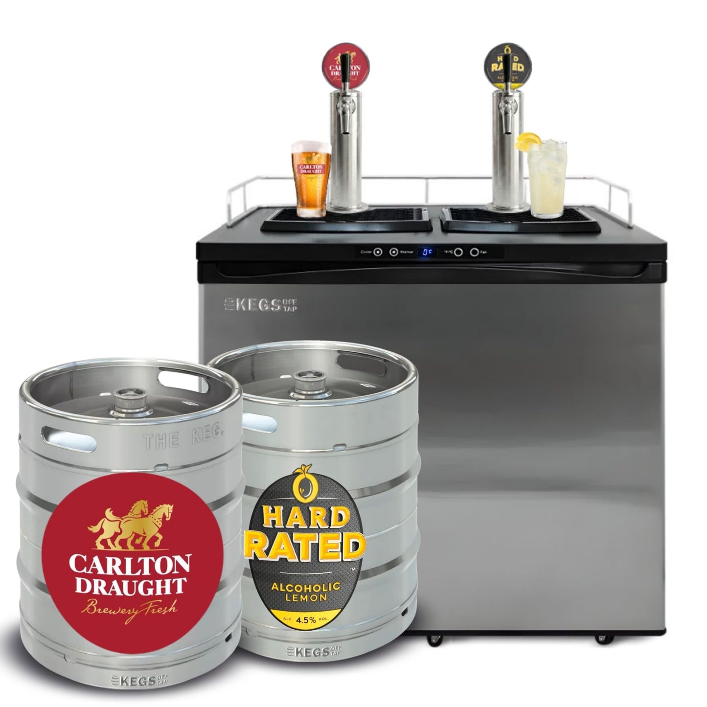 Carlton Draught + Hard Rated Lemon Bundle
