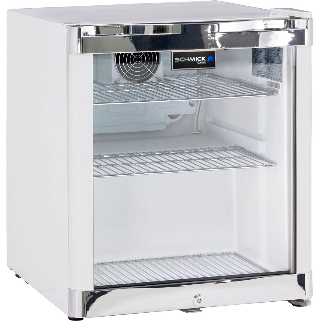 Schmick Glass Door Bar Fridge Tropical Mini 50 Litre - Model HUS-SC50W