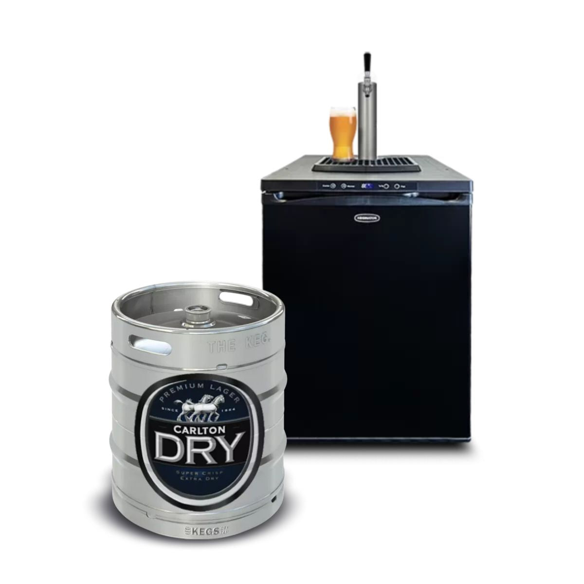 Off Tap Home Bar Noir + Carlton Dry Bundle