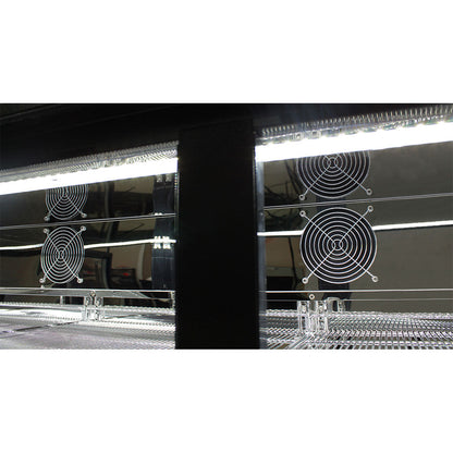 Commercial Glass 3 Door Under Bench Bar Fridge Energy Efficient With LG Compressor - Model SG3H-B