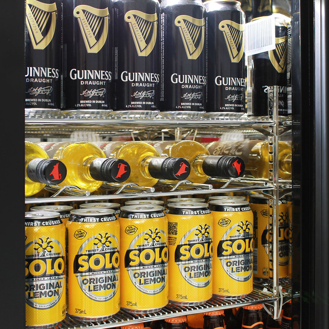 Commercial Glass 3 Door Under Bench Bar Fridge Energy Efficient With LG Compressor - Model SG3H-B