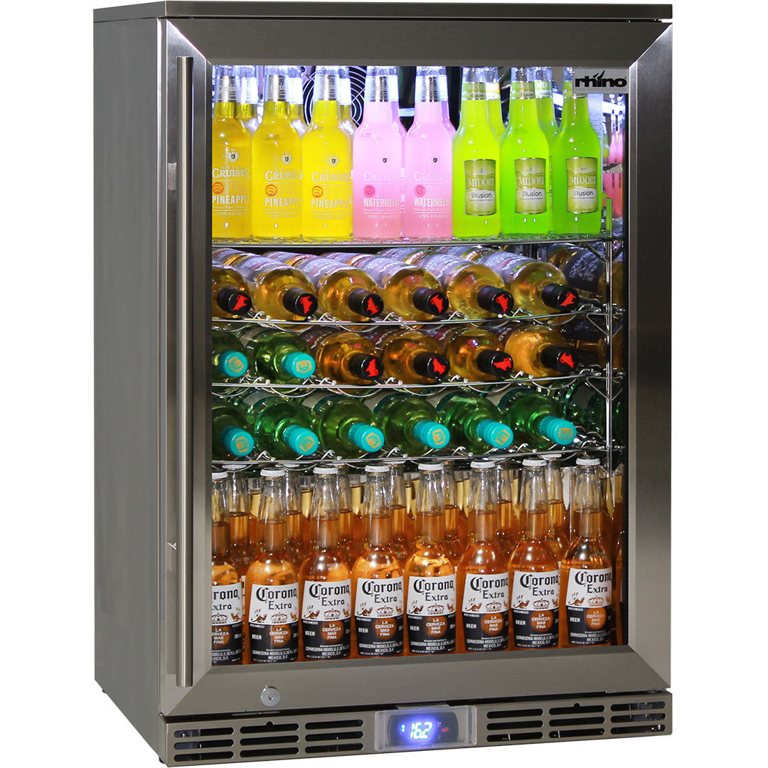 Outdoor Bar Fridge Keeping Beers Cold In 40°C Temperatures - Model GSP1H-SS