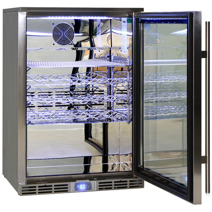 Outdoor Bar Fridge Keeping Beers Cold In 40°C Temperatures - Model GSP1H-SS