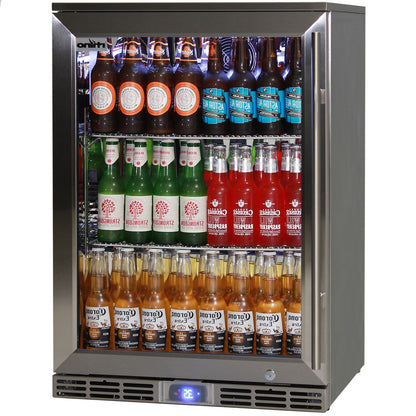 Rhino Alfresco Kitchen Glass Door Outdoor Bar Fridge Great For Cold Beer In Hot Climates - Model GSP1HL-SS
