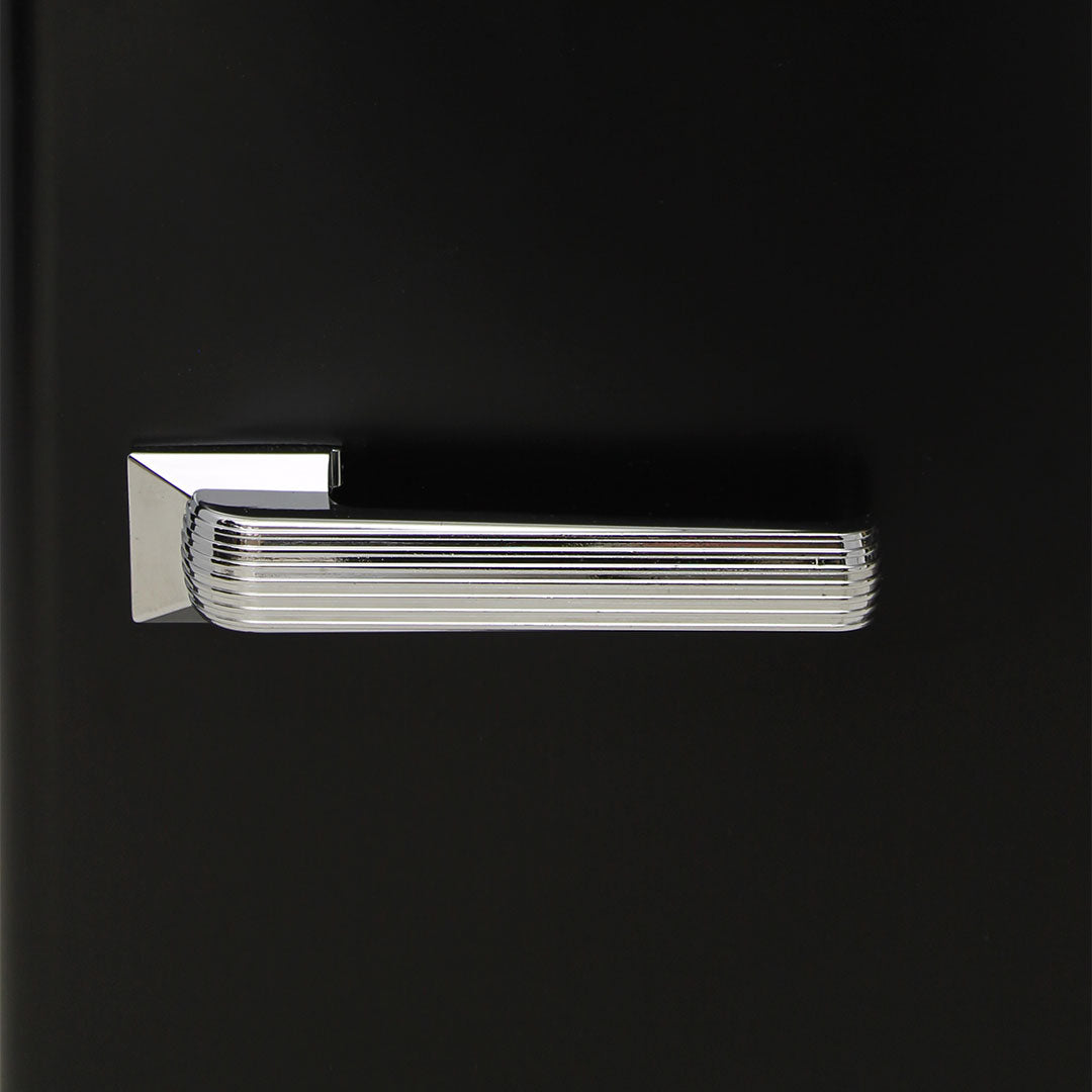Retro Footy Design Vintage Mini Bar Fridge With Opener - Add Your Own Name - Model BC46B-FOOTY