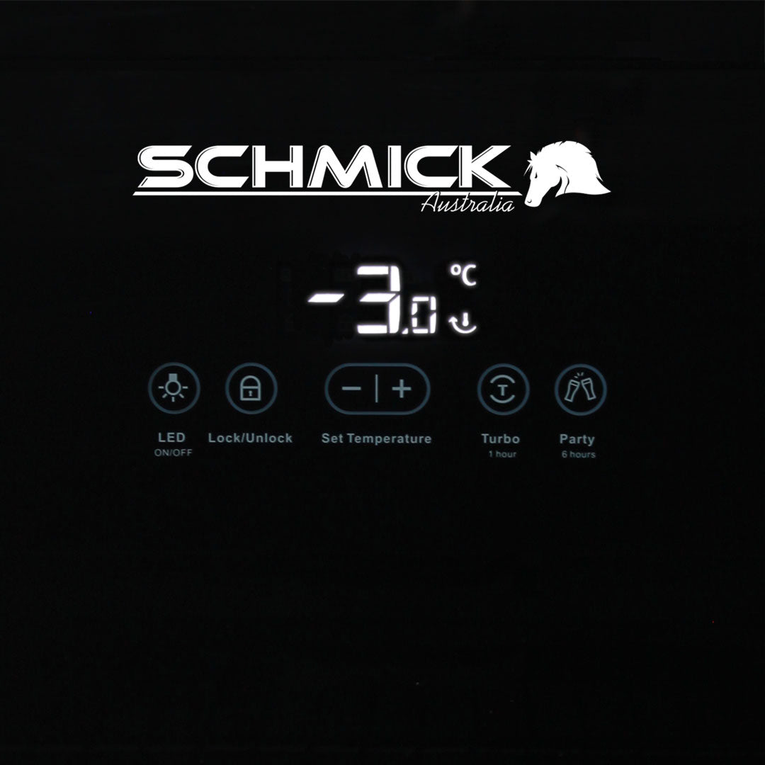 Schmick Alfresco Under Zero Australia's Coldest Beer Party Fridge With Blast Chill Mode - Model HUS-EX108