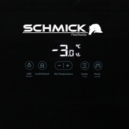 Schmick Alfresco Under Zero Australia's Coldest Beer Party Fridge With Blast Chill Mode - Model HUS-EX108