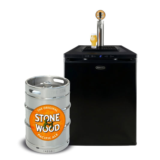 Off Tap Home Bar Noir + Stone & Wood Pacific Ale
