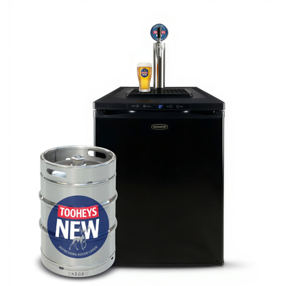 Off Tap Home Bar Noir + Tooheys New